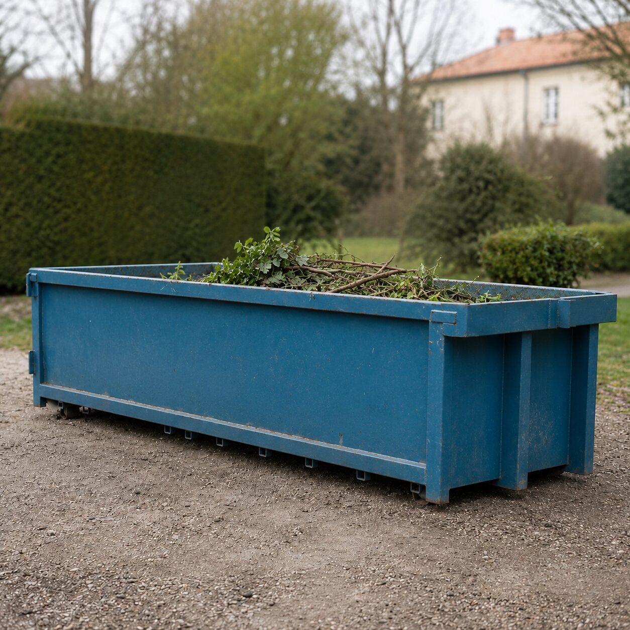 Benne déchets verts